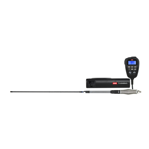 New GME UHF CB Radio 5 Watt Compact Ultimate Value Pack TX3350UVP