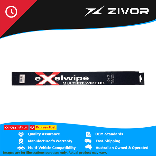 New EXELWIPE Wiper Refill Plastic Back 6mm X 610mm 24 (Pack of 20) #EXSL610/20