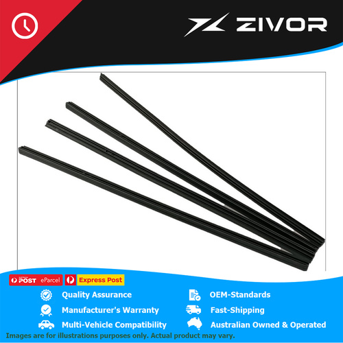 New EXELWIPE Wiper Refill Rubber 10mm X 400mm 16 (Pack of 4) #EXWR16-4