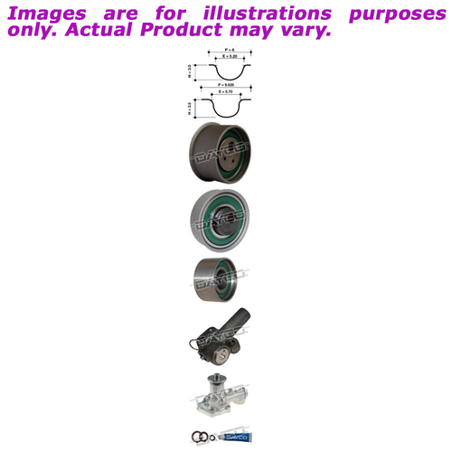 New DAYCO Timing Belt Kit For Mitsubishi Starwagon KTBA104HP