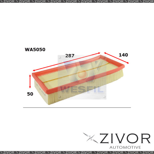 Wesfil Air Filter For MG MGF 1.8L 1995-08/02 - WA5050  *By Zivor*