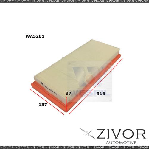 Wesfil Air Filter For Proton S16 1.3L 04/10-on - WA5261 *By Zivor*