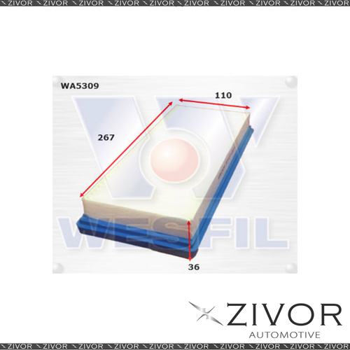 New Wesfil Air Filter For Smart ForTwo 1.0L 02/08-on - WA5309