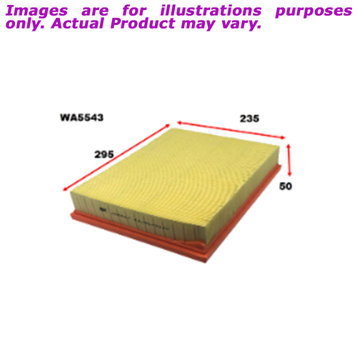 New WESFIL Air Filter For Ldv D90 2.0L WA5543