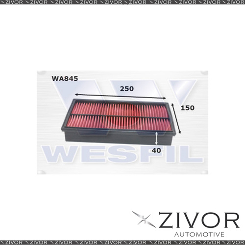 Wesfil Air Filter For Ford Laser 1.8L 03/90-1994 - WA845 *By Zivor*
