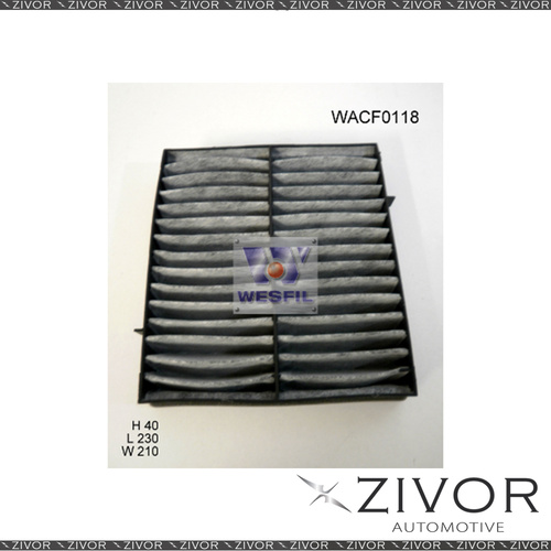WESFIL CABIN Filter For Mercedes Benz ML270 CDi  2.7L 02/00-08/05 -WACF0118
