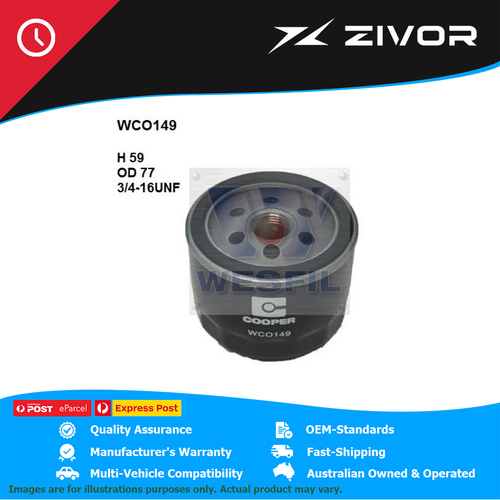 New COOPER Oil Filter #WCO149