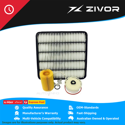 WESFIL Filter Service Kit For TOYOTA LANDCRUISER GX VDJ200R 4.5L 1VDFTV #WK21