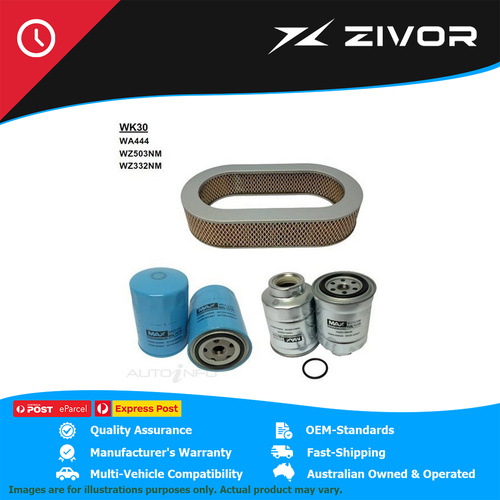 WESFIL Filter Service Kit For NISSAN PATROL LEAF SPRING GU, Y61 4.2L TD42 #WK30