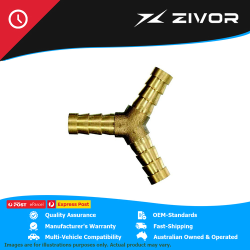 New PROSPEED 5/16 Brass Y Hose Connector #000247