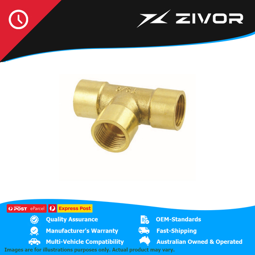 New PROSPEED Female Tee Connector 1/4 X 1/4 #000326