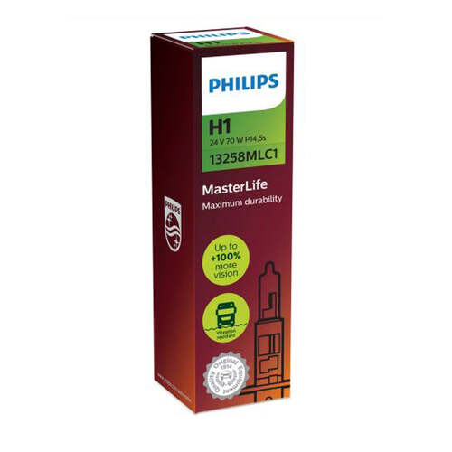 New PHILIPS Masterlife Truck Headlight Bulb  #13258MLC1