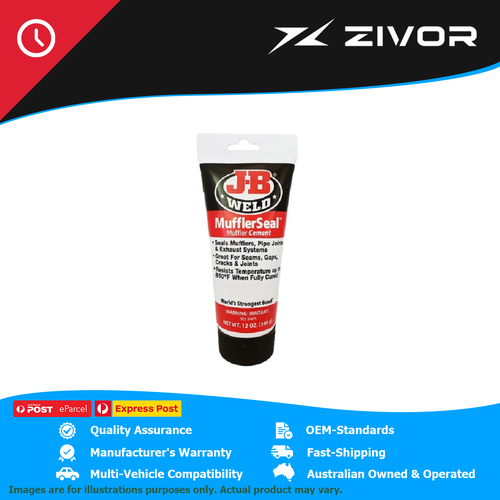 New J-B WELD Muffler Seal Cement for Seams, Gaps, Cracks & Joints 340G #37912