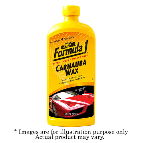 New FORMULA 1 Carnauba Wash & Wax For Deep Cleaning & Rich Shine 473ML 615016