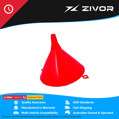 New GEAR-X Single Plastic Funnel, 110Mm Wide, Red #F110