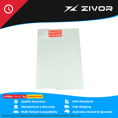 New GEAR-X Replacement Mirror Glass Cut To Size, Plastic #JH3126