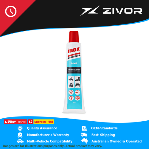 New INOX MX6 H1 Food Grade Rubeer & O-ring Water Resistant Grease 30G #MX6-30