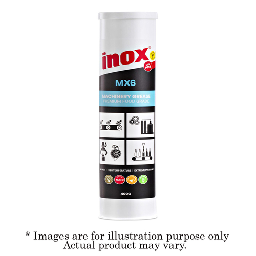 New INOX MX6 Food-Grade Approved 400g Grease Cartridge with PTFE MX6-400