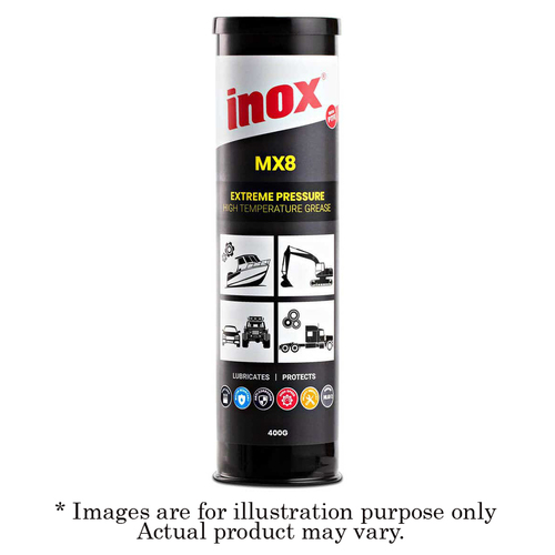 New INOX MX8 Industrial Grade PTFE 400g Grease Cartridge MX8-400