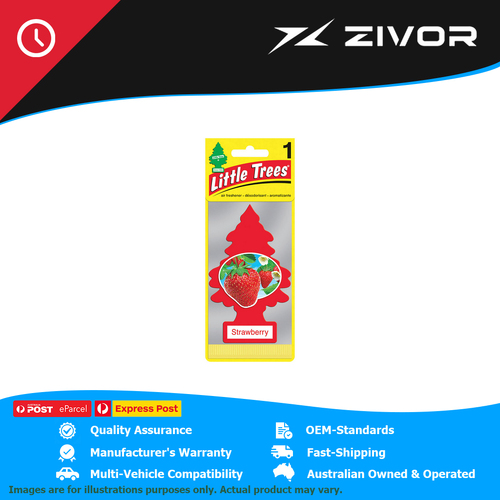 New LITTLE TREES Air Freshener - Strawberry U1P-10312