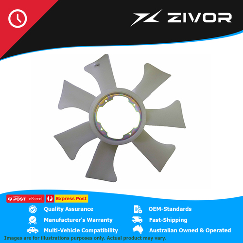 HPP LUNDS Fan Blade - Curved Blade For Bolt Hole Distance 107mm #YN21060-03J00