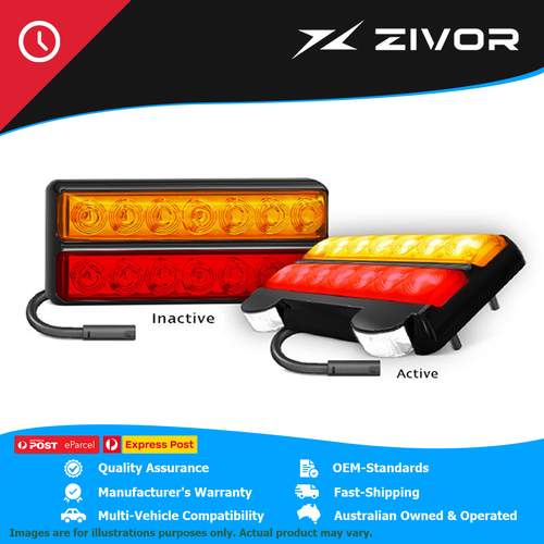 LED AUTOLAMPS Boat Trailer Stop / Tail / Indicator Lamp with LP #207BARLP2