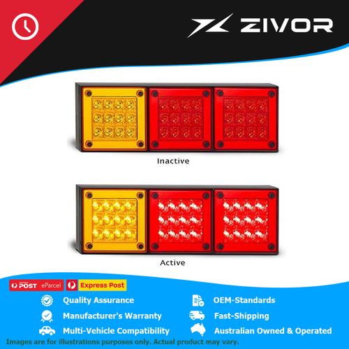 LED AUTOLAMPS 280 Mini Single Jumbo Stop / Tail / Indicator 12-24 Volt #280ARRM