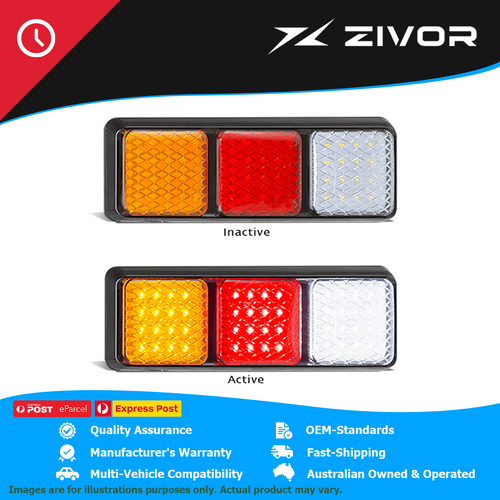 LED AUTOLAMPS Blister Stop/ Tail/ Indicator/Reverse, 12-24 Volt #282ARWM