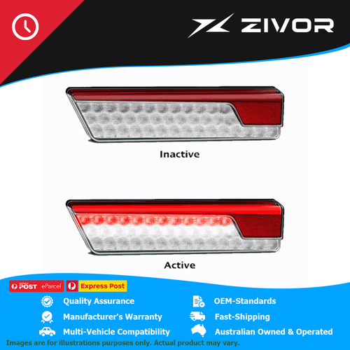 LED AUTOLAMPS Black Twin Blister PCB Stop/Tail/Indicator/Reverse #355BARWM-2