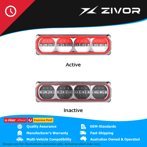 LED AUTOLAMPS Stop / Tail / Reverse Indicator Diffused Tail Function #385ARWM-2