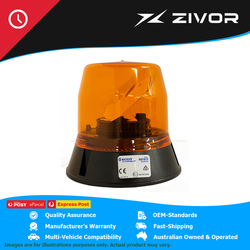 ECCO Amber SAE Class I LED Beacon 12-24 Volt  #EB7813A