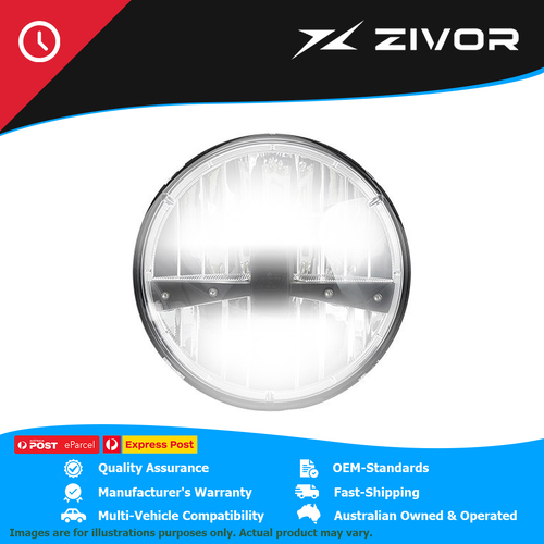LED AUTOLAMPS Maxilamp 7" Multivolt 11-32 Volt Driving Lamp, Twin Blister #HL175