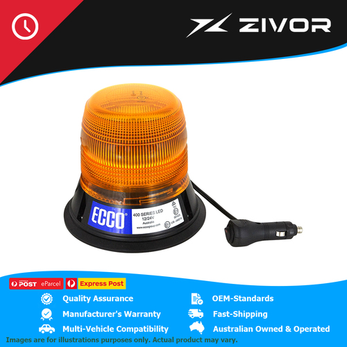 ECCO Amber LED Beacon Magnet Mount 12-24 Volt #V11053