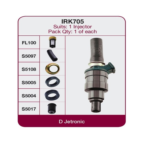 GOSS Injector Repair Kit For MERCEDES-BENZ S-CLASS 1/1973-4/1980 #IRK705