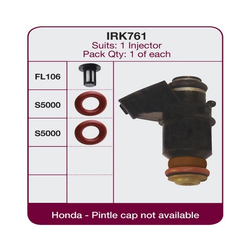 GOSS Injector Repair Kit For HONDA ACCORD K24A3,K24A Sedan 2/2003-5/2008 #IRK761