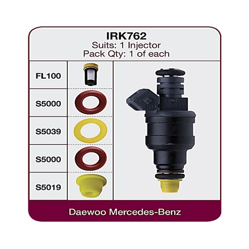 GOSS Injector Repair Kit For DAEWOO MUSSO M 104.992 1/1999 #IRK762
