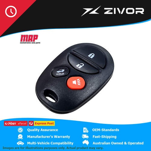 MAP-AU Remote Complete - 4 Button For TOYOTA AURION GSV40 _V4_ #KF316