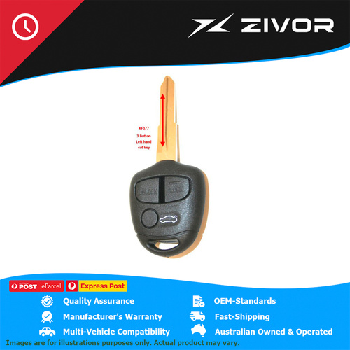 MAP-AU Shell & Key Replacement - 3 Button For MITSUBISHI CHALLENGER I V6 #KF377