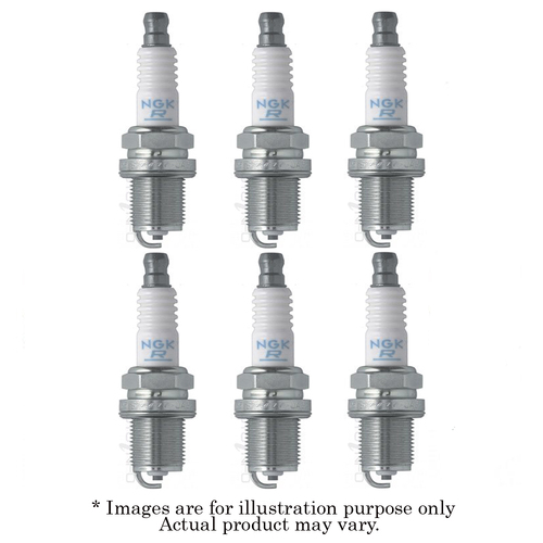 6x New NGK M14x1.25 Resistor Standard Spark Plug For TOYOTA COROLLA BCPR5EY