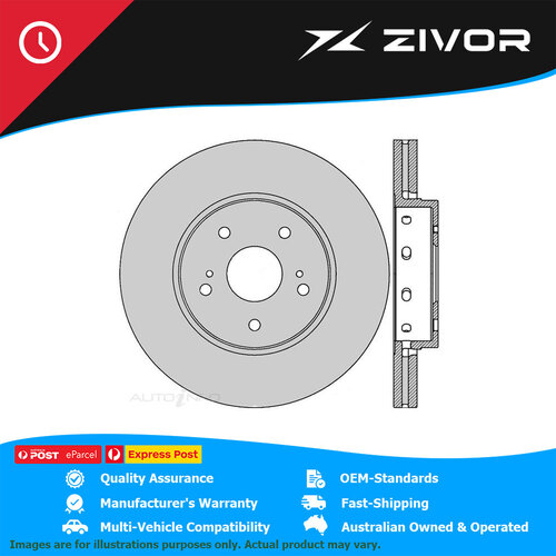 New IBS Brake Disc Rotor - Front For SUZUKI KIZASHI FR 2010-2016 #BR15948