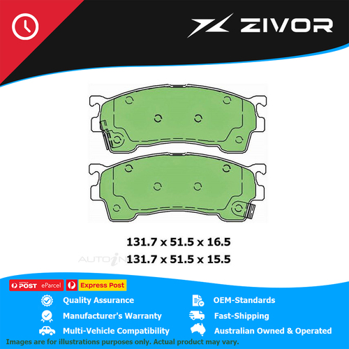 PROTEX Ultra Brake Pads - Front For MAZDA PREMACY CP FP 2001-2002 #DB1362CP