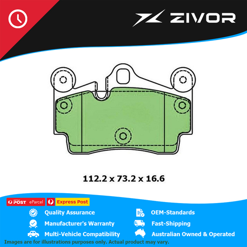 New PROTEX Brake Pads For VOLKSWAGEN TOURAN IT 2.0L BLR #DB1677CP