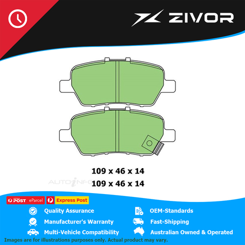 PROTEX Ultra Brake Pads For HONDA STREAM RN R18A 2006-2014 #DB1847CP