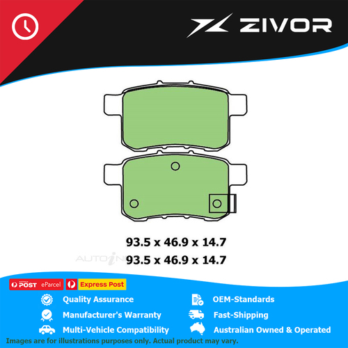 PROTEX Ultra Brake Pad For HONDA ACCORD V6 CP J35Z2 2008-2013 #DB1953CP