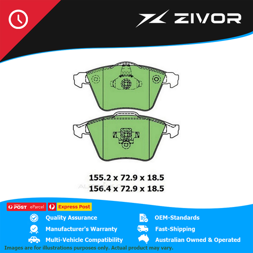New PROTEX Brake Pads For VOLVO V40 T5 R-DESIGN 4D Wagon 2.0L B4204T11 #DB2176UP