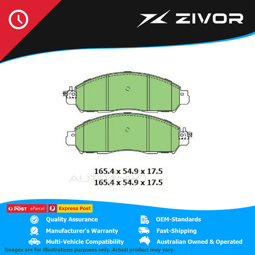 New PROTEX 4WD Disc Pad Set For NISSAN NAVARA SL. ST, ST-X D23, NP300 #DB2374F