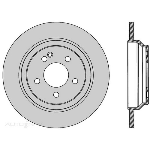 New PROTEX Brake Disc Ultra Rotor - Rear For Mercedes Benz V250 2015-2015 DR1051