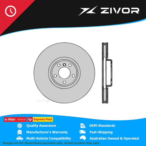 New PROTEX Disc Rotor For BMW X5 M50d E70 3.0L N57D30C #PDR1254H