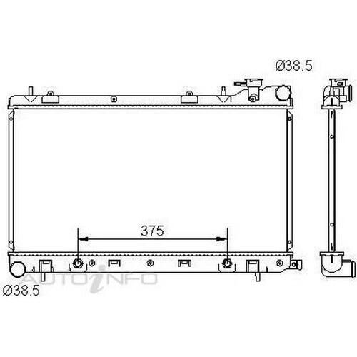 New PROCOOL Radiator For Subaru IMPREZA 2000 - 2007 RADSU223P