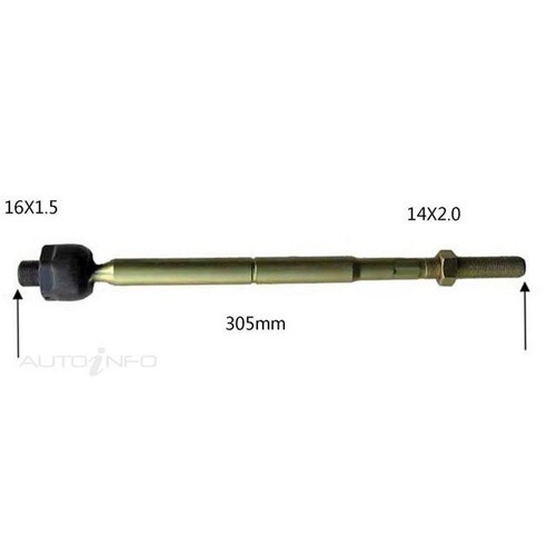 New PROSTEER Rack End For Holden Commodore 1984 - 1987 RE822